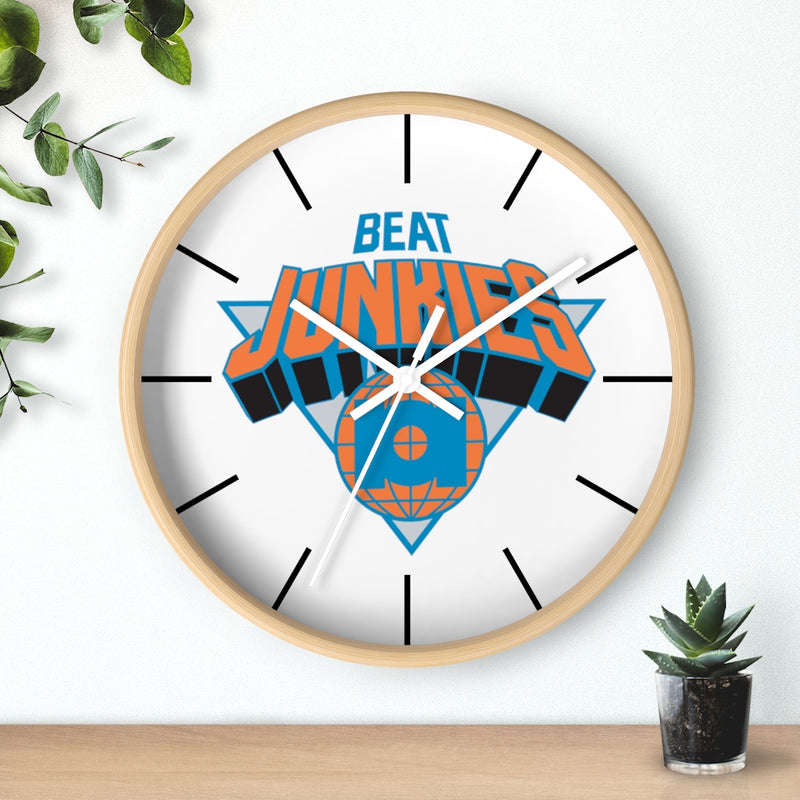 NY Junkies Wall clock
