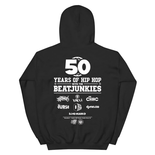 50 Years of Hip Hop Junkies Hoodie