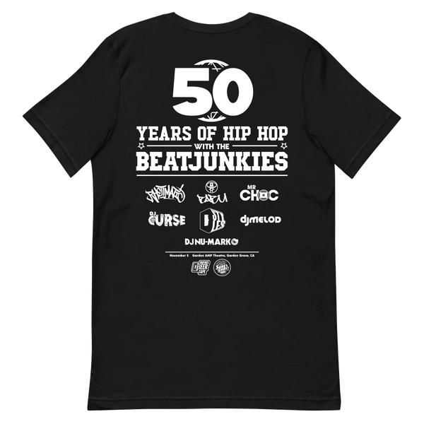 50 Years of Hip Hop Junkies Tshirt