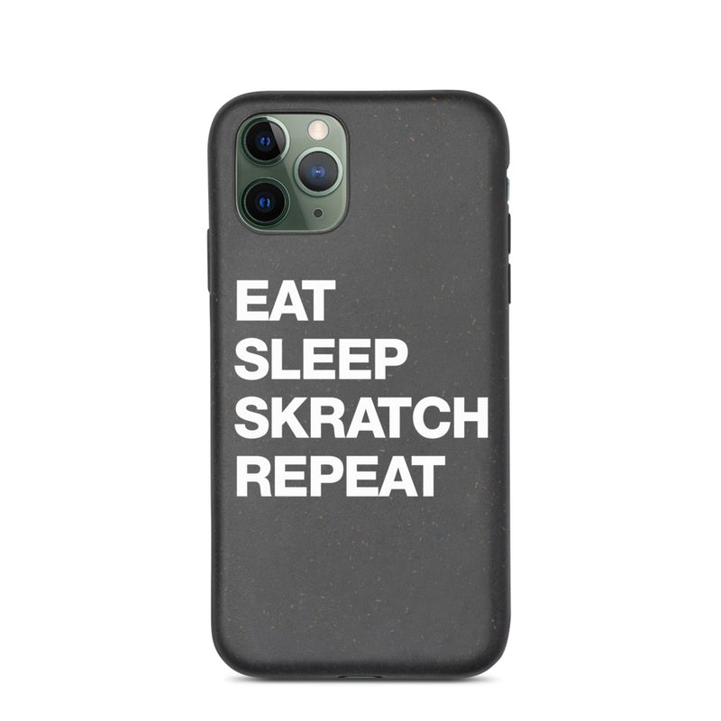 Eat Sleep Skratch Repeat iphone case