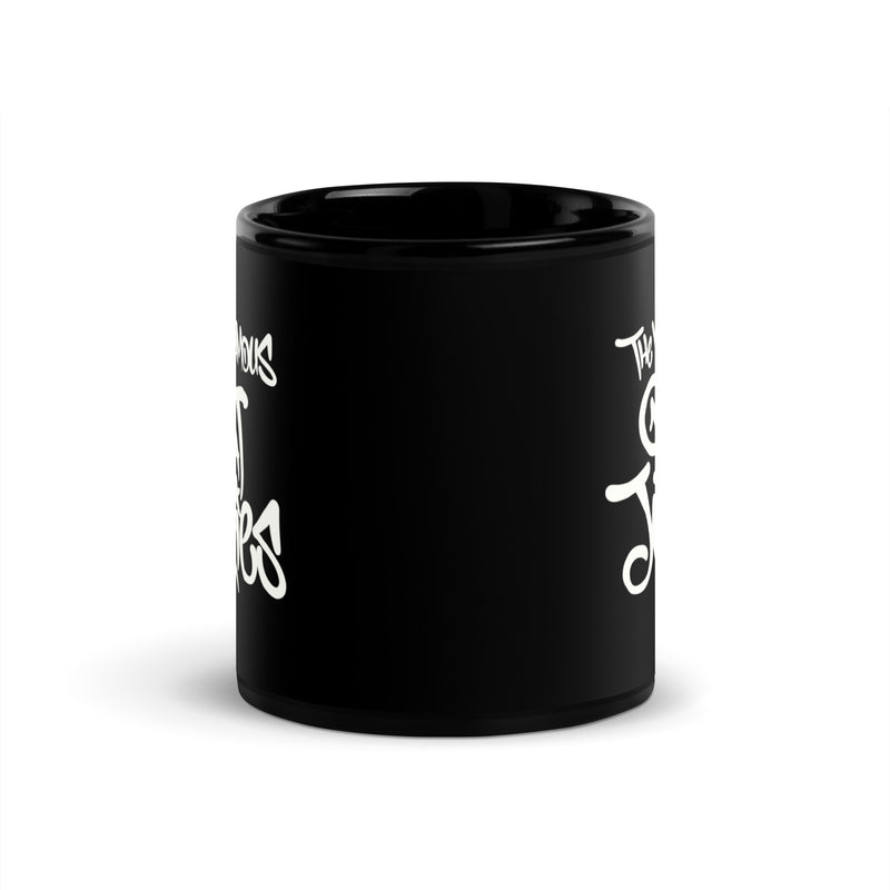 WFBJ Black Glossy Mug